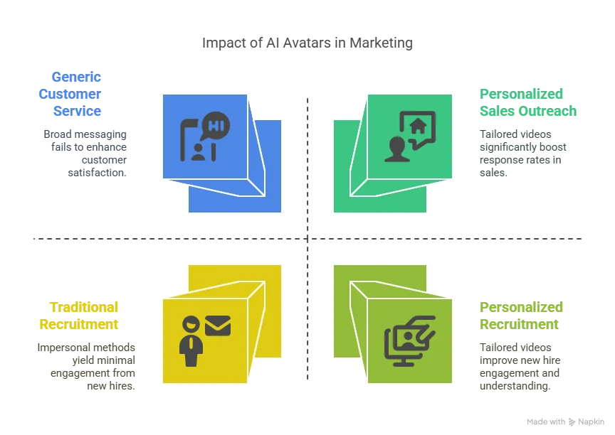 From cold outreach to warm connections visual selection