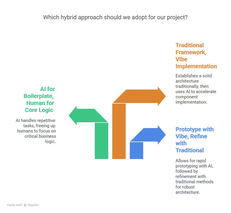 Hybrid approaches emerging visual selection